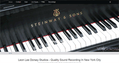 Desktop Screenshot of leonleedorseystudios.com